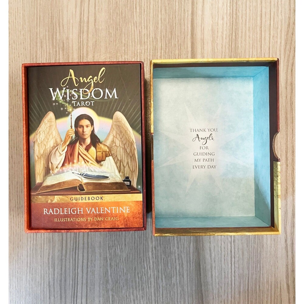 Angel Wisdom Tarot Deck & Guidebook Radleigh Valentine Complete 78 Cards Boxed - Picture 4 of 10